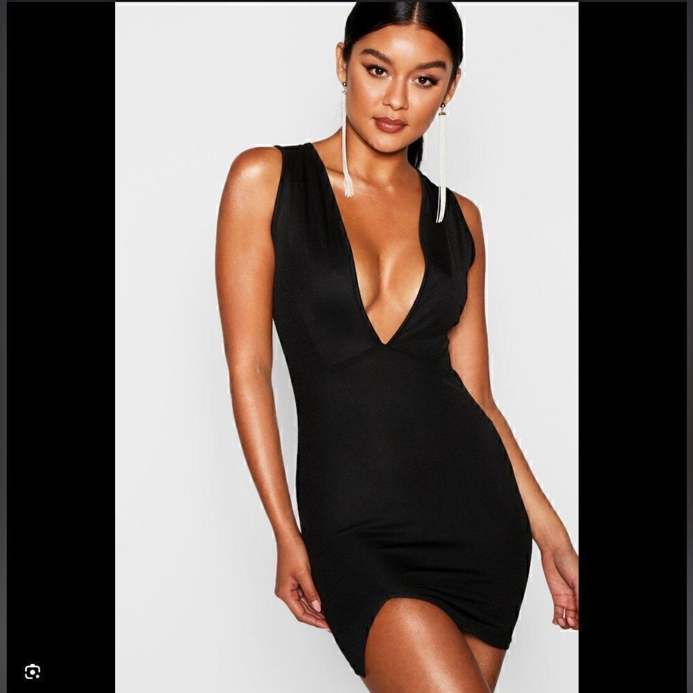 Take 50% OFF- Boohoo Night Black Dress, Size-6